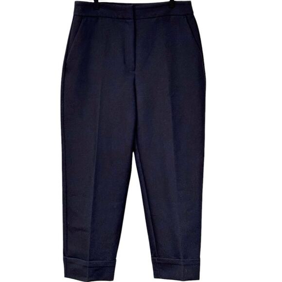 Abercrombie & Fitch Pants - Abercrombie & Fitch Navy Trouser Office Work
 Pants with‎ Cuffed Hem 29S NWOT